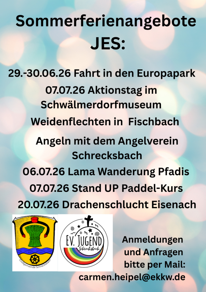 Sommerferienangebote für Kids und Jugentliche