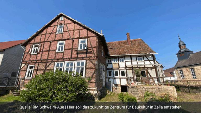 Bildunterschrift: Hier soll das zukünftige Zentrum für Baukultur in Zella entstehen