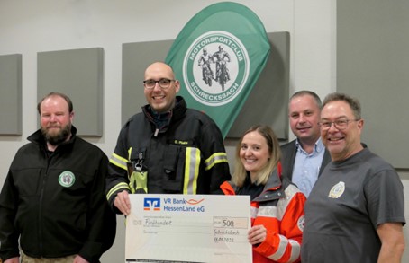 MOTORSPORTCLUB Schrecksbach unterstützt die Jugend des DRK und Feuerwehr